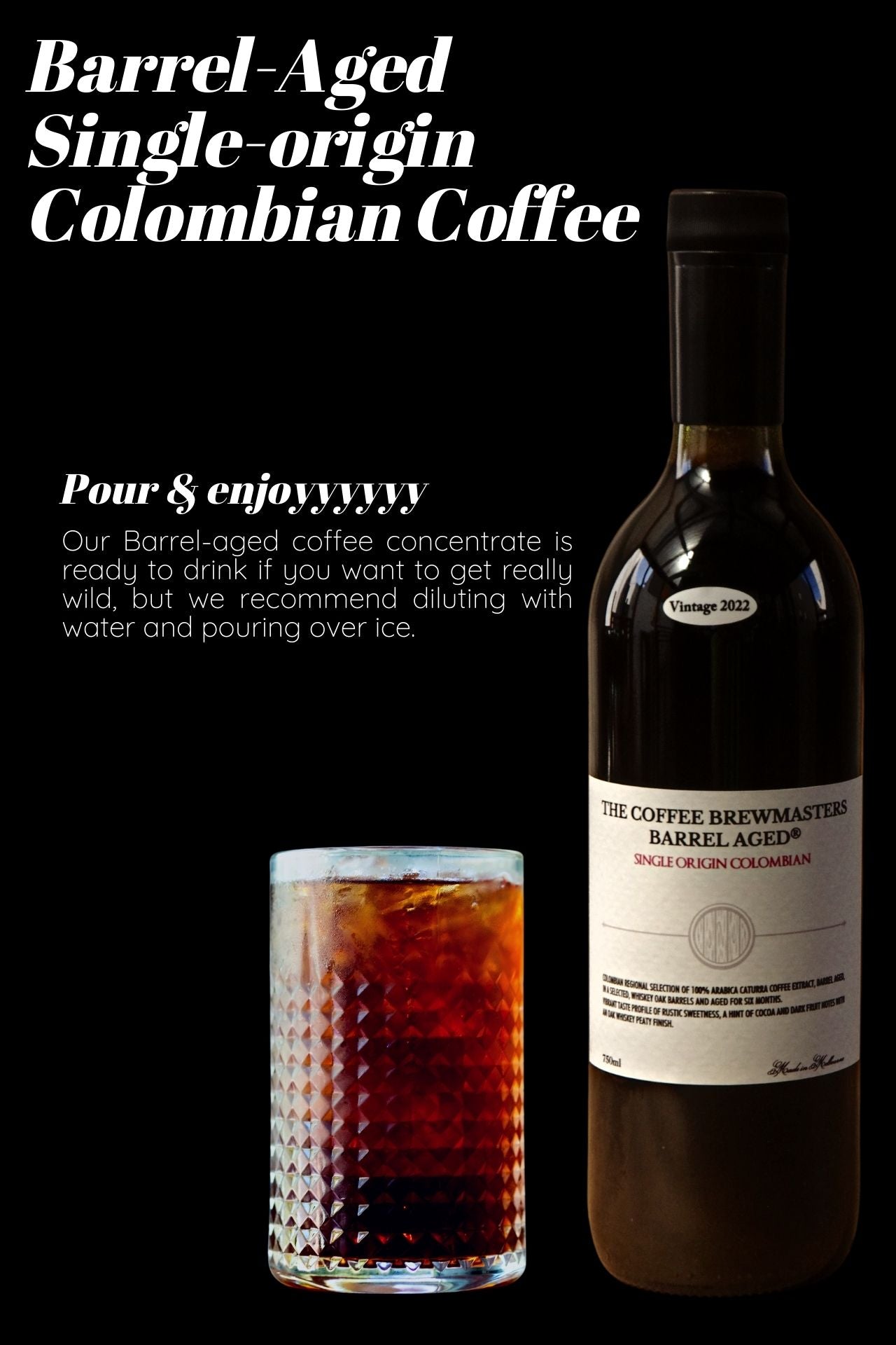 Barrel Aged® Single Origin Colombian Coffee poster